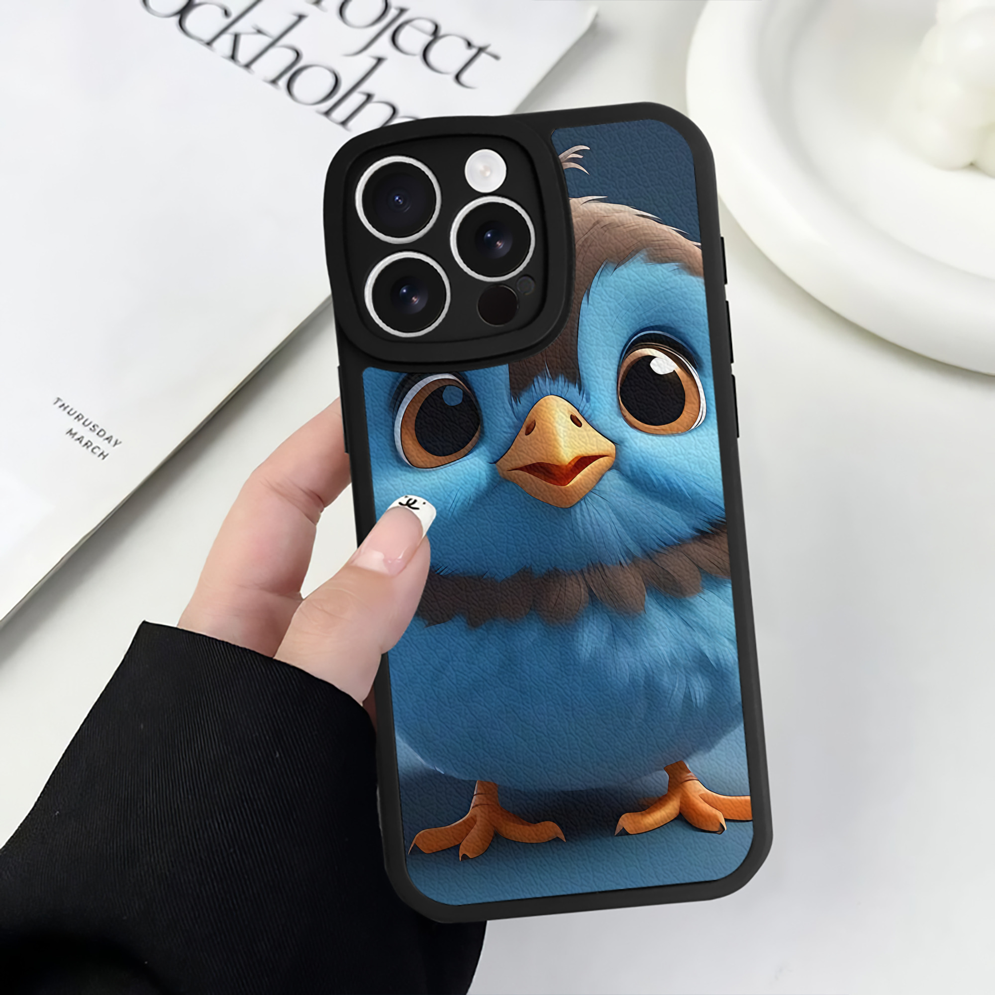 （画像用） Angry Birds アングリーバード 【iPhone 16シリーズ対応】シリコンスマホケース（レザー調） 材質：シリコン